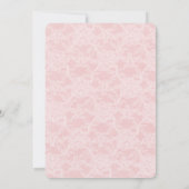 Gepersonaliseerde Ballerina Baby shower uitnodigin Kaart (Achterkant)