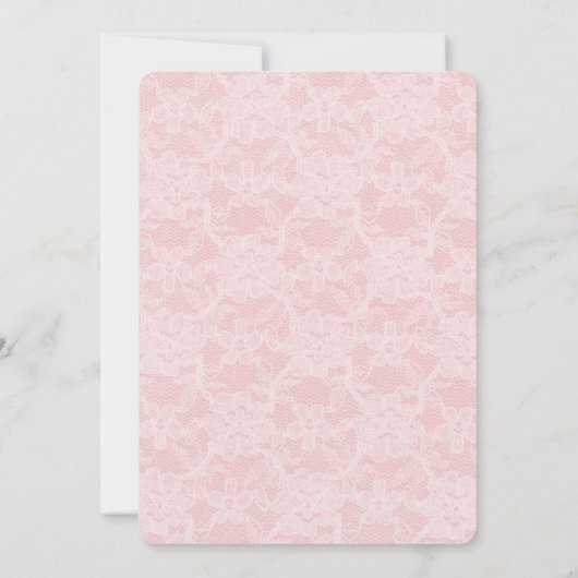 Gepersonaliseerde Ballerina Baby shower uitnodigin Kaart (Achterkant)