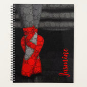 Gepersonaliseerde Ballerina Ballet schoenen Planner (Voorkant)