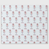 Gepersonaliseerde Ballerina Balletnaam Verjaardag Cadeaupapier (Vlak)