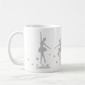 Gepersonaliseerde Ballerina Dancer Gift Mok (Links)