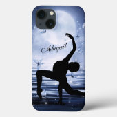 Gepersonaliseerde Ballerina Full Moon en Butterfli Case-Mate iPhone Case (Achterkant)