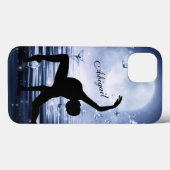 Gepersonaliseerde Ballerina Full Moon en Butterfli Case-Mate iPhone Case (Achterkant (horizontaal))
