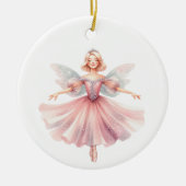Gepersonaliseerde Ballerina Notenkraker Suite Kara Keramisch Ornament (Voorkant)