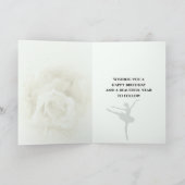 Gepersonaliseerde Ballerina Sophisticated Ballet D Kaart (Binnen)