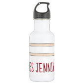 Gepersonaliseerde Ballet Barre Ballerina Dance Tea Waterfles (Voorkant)