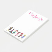 Gepersonaliseerde ballet Jazz Tap Dance Teacher St Post-it® Notes (Schuin)