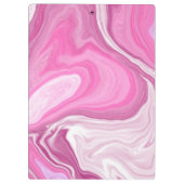 Gepersonaliseerde ballet Slippers Roze en witte ma Klembord (Achterkant)