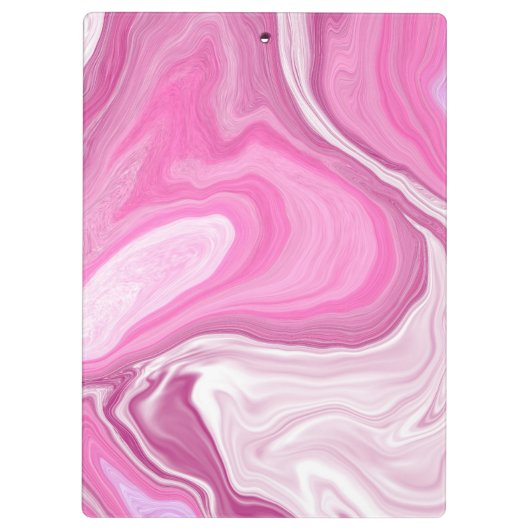 Gepersonaliseerde ballet Slippers Roze en witte ma Klembord (Achterkant)