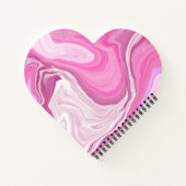 Gepersonaliseerde ballet Slippers Roze en witte ma Notitieboek (Achterkant)