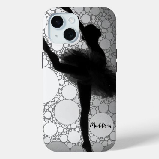 Gepersonaliseerde balletdansballerina Case-Mate iPhone case (Achterkant)