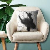 Gepersonaliseerde balletdansballerina kussen