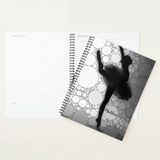 Gepersonaliseerde balletdansballerina planner (Display)