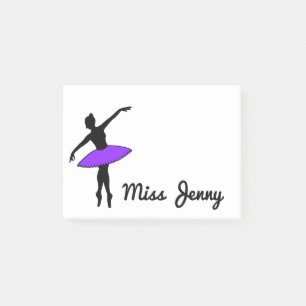 Gepersonaliseerde balletdansdocent Gift Post-its Post-it® Notes