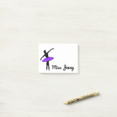 Gepersonaliseerde balletdansdocent Gift Post-its Post-it® Notes (Op bureau)