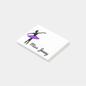 Gepersonaliseerde balletdansdocent Gift Post-its Post-it® Notes (Schuin)