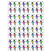 Gepersonaliseerde balletdansleraar Ballerina Tutu Klembord (Achterkant)