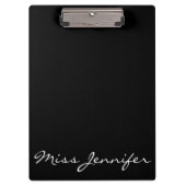 Gepersonaliseerde balletdansleraar Ballerina Tutu Klembord (Voorkant)