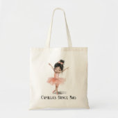 Gepersonaliseerde balletschoenen Dance Canvas tas (Voorkant)