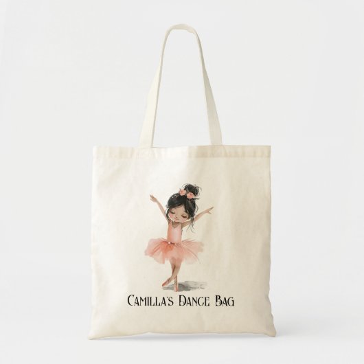 Gepersonaliseerde balletschoenen Dance Canvas tas (Voorkant)
