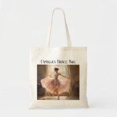 Gepersonaliseerde balletschoenen Dance Canvas tas (Voorkant)
