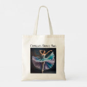 Gepersonaliseerde balletschoenen Dance Canvas tas (Achterkant)