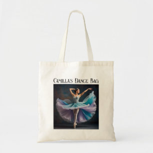 Gepersonaliseerde balletschoenen Dance Canvas tas