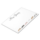 Gepersonaliseerde ballettas Tap Jazz Dance Teacher Notitieblok (Schuin)