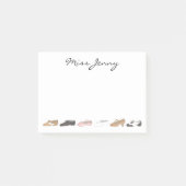 Gepersonaliseerde ballettas Tap Jazz Dance Teacher Post-it® Notes (Voorkant)
