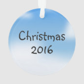 Gepersonaliseerde balloncowboy met laso-versiering ornament (achterkant)