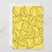 Gepersonaliseerde bananenbriefkaarten bedankkaart (Achterkant)