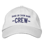 Gepersonaliseerde Band Show evenementnaam Media Cr Geborduurde Pet (Voorkant)
