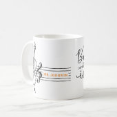 Gepersonaliseerde Band Teacher Inspirerend Quote Koffiemok (Voorkant links)