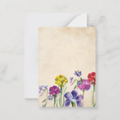  - gepersonaliseerde banketbakkerswerk notitiekaartje (Achterkant)