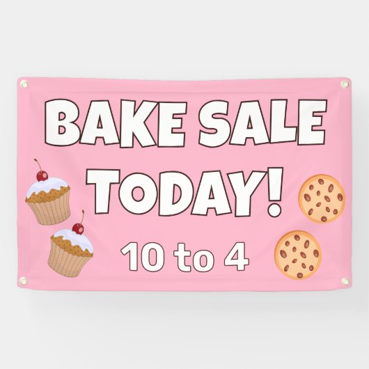 Gepersonaliseerde Banner van de Bakkersverkoop (Horizontaal)