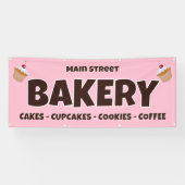 Gepersonaliseerde banner voor bakkerijen (Horizontaal)