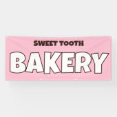 Gepersonaliseerde banner voor bakkerijen (Horizontaal)