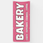 Gepersonaliseerde banner voor bakkerijen (Verticaal)