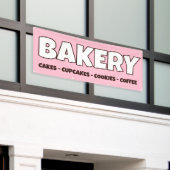 Gepersonaliseerde banner voor bakkerijen (Buitenkant Gebouw)