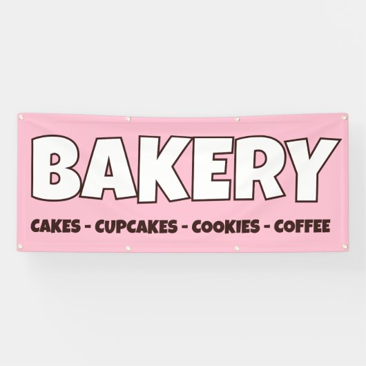 Gepersonaliseerde banner voor bakkerijen (Horizontaal)