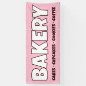 Gepersonaliseerde banner voor bakkerijen (Verticaal)