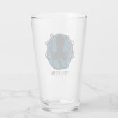 Gepersonaliseerde Bar Octopus Pint Glas (Achterkant)