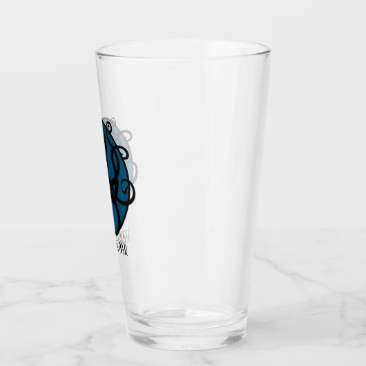 Gepersonaliseerde Bar Octopus Pint Glas (Links)