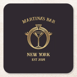 Gepersonaliseerde Bar Sign Bar Onderzetter met aan