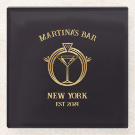 Gepersonaliseerde Bar Sign Bar Onderzetter met aan