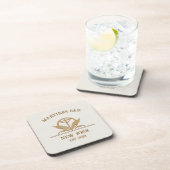 Gepersonaliseerde Bar Sign Martini Logo Aangepaste Bier Onderzetter (Rechterzijde)