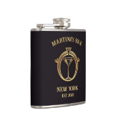 Gepersonaliseerde Bar Sign met aangepaste naam Heupfles (Rechts)