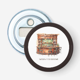 Gepersonaliseerde Bar Volwassen Verjaardag Elke le Button Flesopener