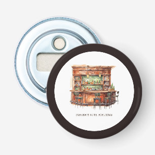 Gepersonaliseerde Bar Volwassen Verjaardag Elke le Button Flesopener