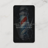 Gepersonaliseerde Barber Sjabloon Schaar klaar Ont Visitekaartje (Achterkant)